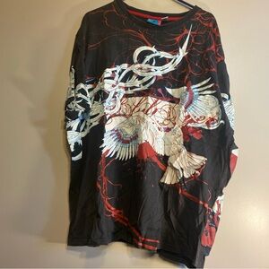 Vtg 90’s Class Player AOP graphic Tee Men’s Size Large Y2K